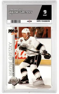 1992 PRO SET #66 WAYNE GRETZKY MPE 9 MINT — graded card up for auction