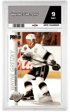 1992 PRO SET #66 WAYNE GRETZKY MPE 9 MINT — graded card up for auction