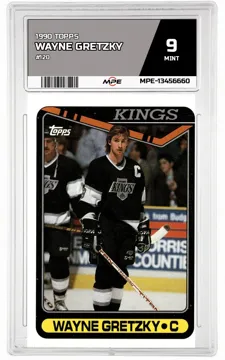 1990 TOPPS #120 WAYNE GRETZKY MPE 9 MINT — graded card up for auction