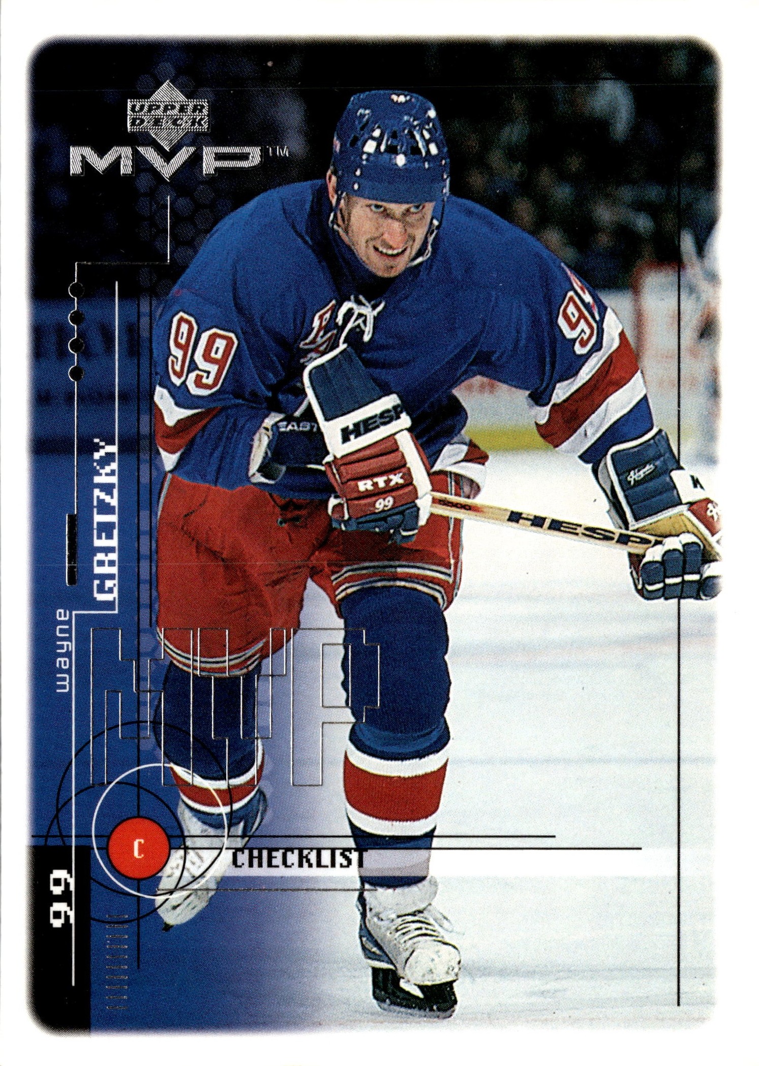 1999 Upper Deck MVP Wayne Gretzky graded slab