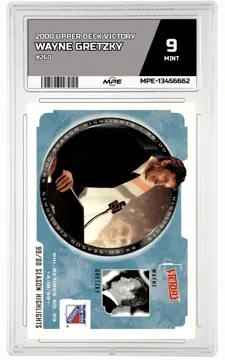 2000 UPPER DECK VICTORY #260 WAYNE GRETZKY MPE 9 MINT — graded card up for auction