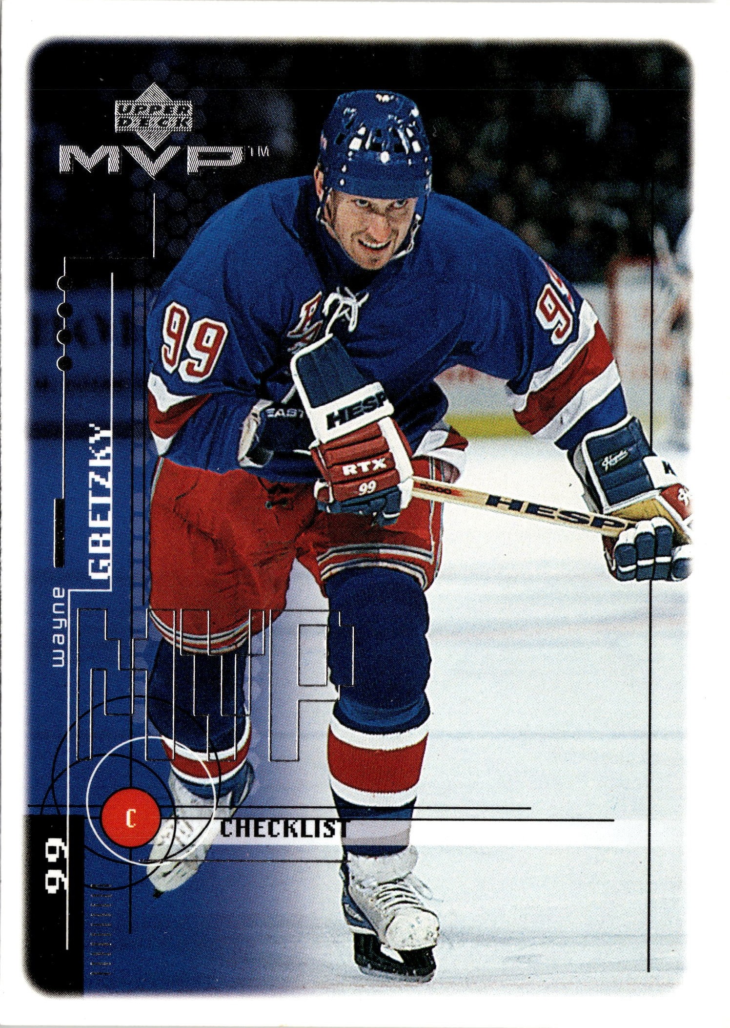 1999 Upper Deck MVP Wayne Gretzky graded slab