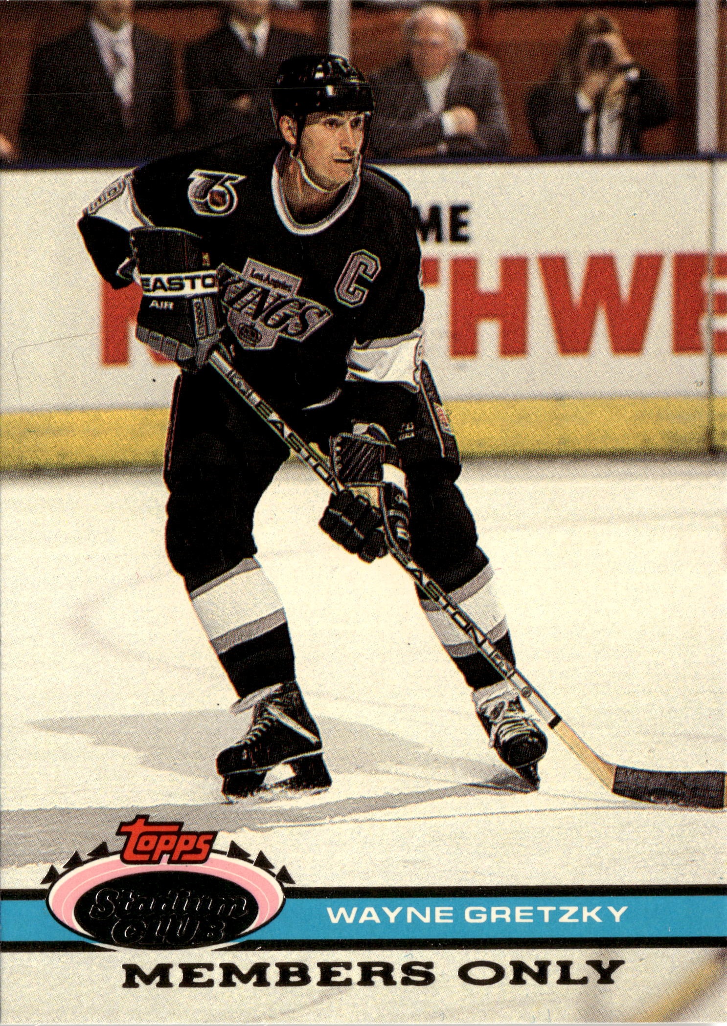 1991 Topps Stadium Club Wayne Gretzky graded slab
