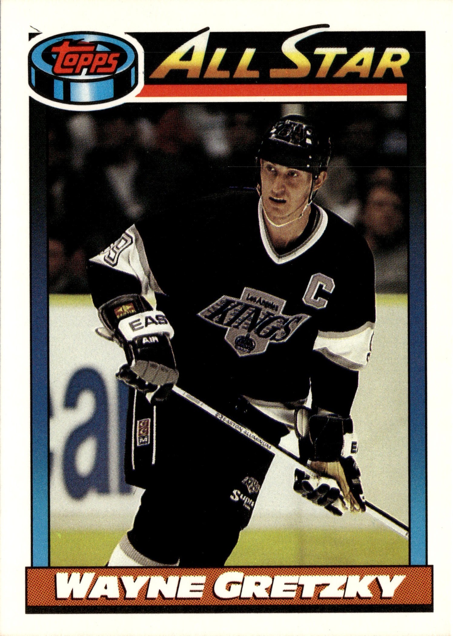 1991 Topps Wayne Gretzky graded slab