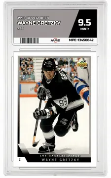 1993 UPPER DECK #99 WAYNE GRETZKY MPE 9.5 MINT+ — graded card up for auction