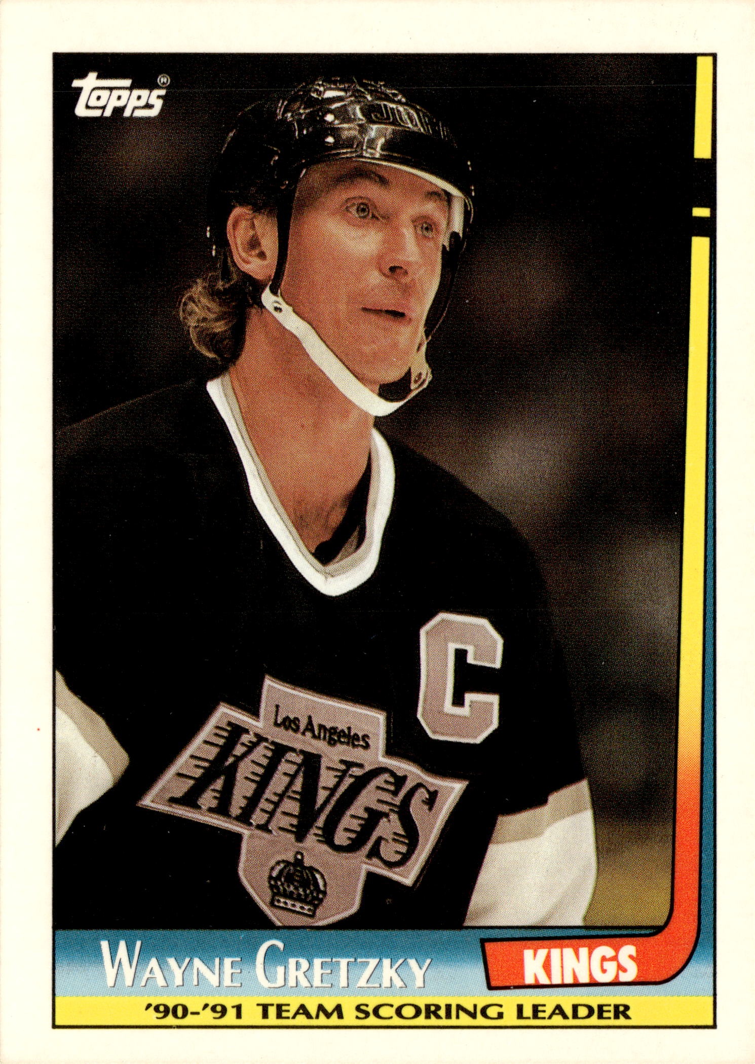 1991 Topps Wayne Gretzky graded slab