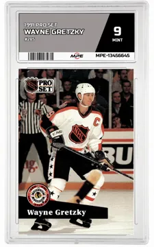 1991 PRO SET #285 WAYNE GRETZKY MPE 9 MINT — graded card up for auction
