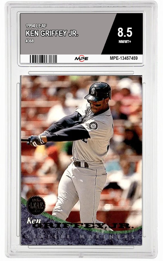 1994 LEAF #368 KEN GRIFFEY JR. MPE 8.5 NM/MT+ — graded card auctioned from the MPE vault