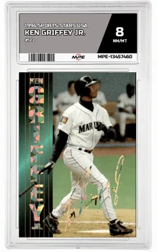 1994 SPORTS STARS USA #123 KEN GRIFFEY JR. MPE 8 NM/MT — graded card up for auction