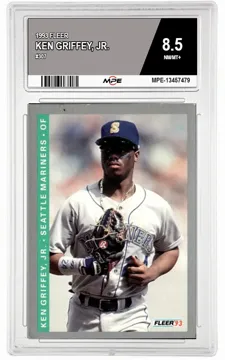 1993 FLEER #307 KEN GRIFFEY, JR. MPE 8.5 NM/MT+ — graded card up for auction