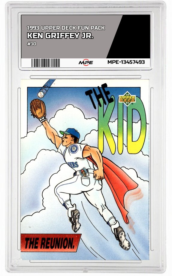 1993 UPPER DECK FUN PACK #30 KEN GRIFFEY JR. — graded card auctioned from the MPE vault