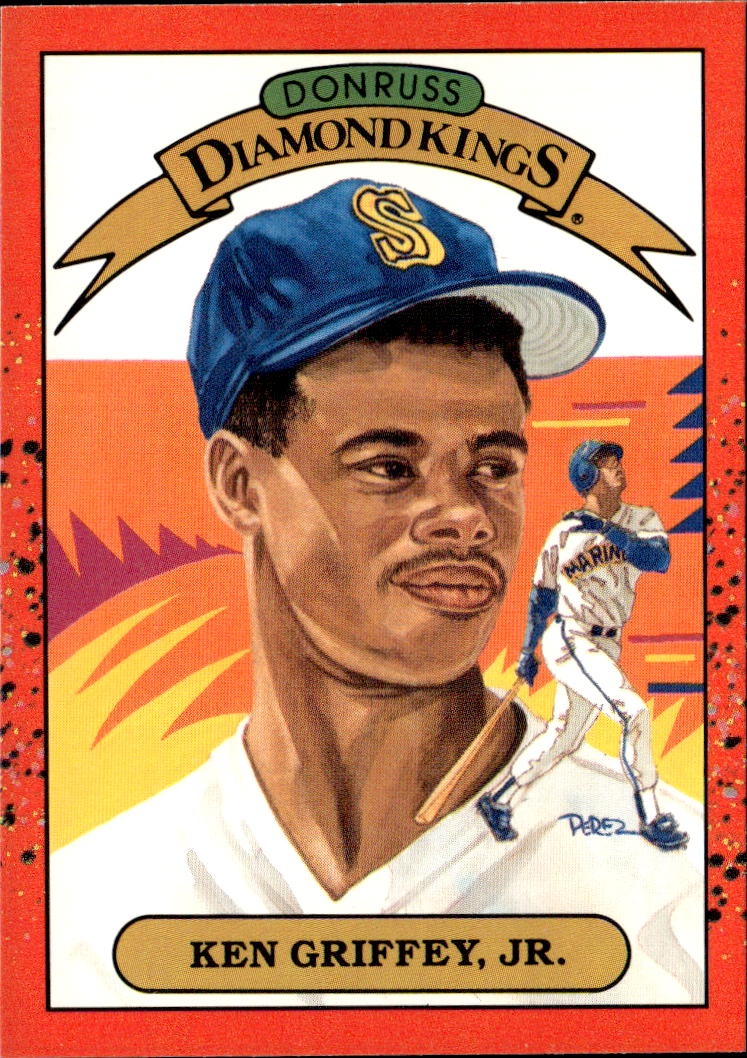 1990 Donruss Diamond Kings Ken Griffey Jr. graded slab