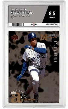 1995 UPPER DECK 90'S MIDPOINT ANALYSIS #110 KEN GRIFFEY JR. MPE 8.5 NM/MT+ — graded card up for auction