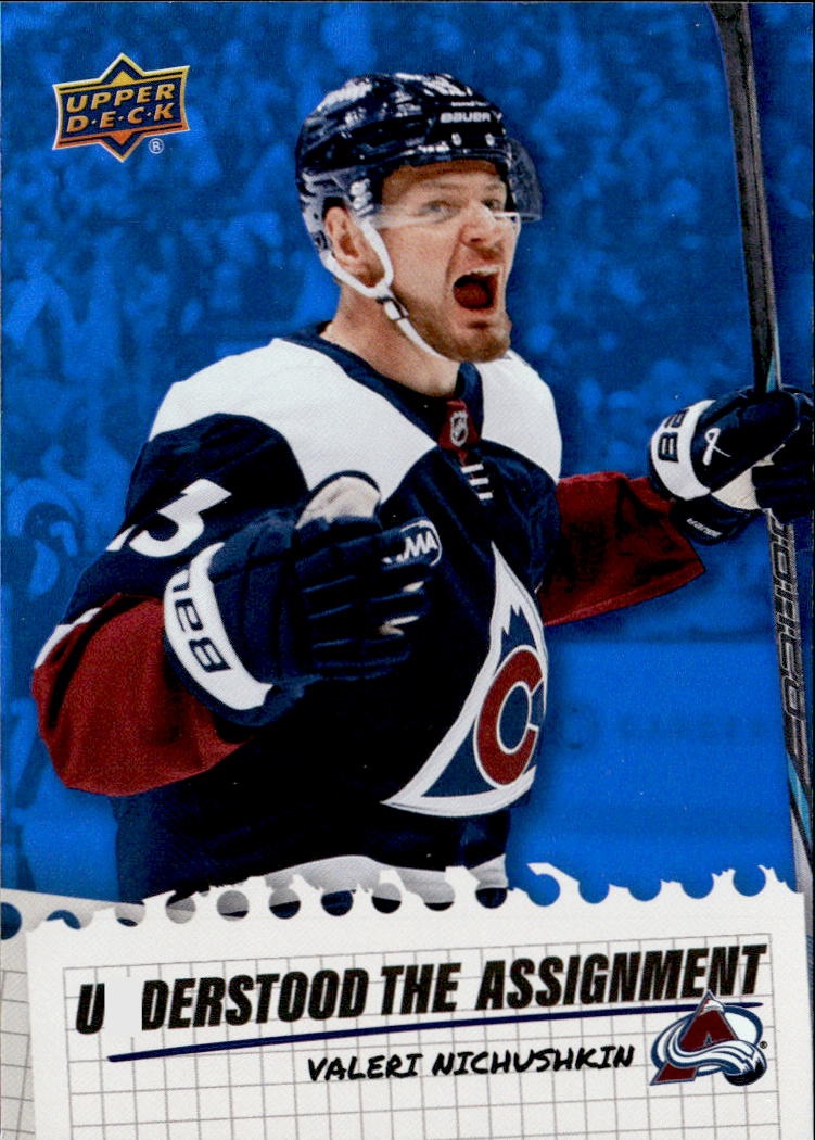 2025 Upper Deck Valeri Nichushkin graded slab