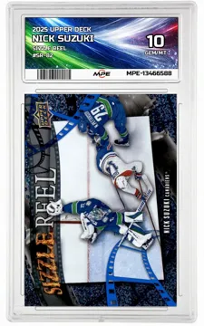 2025 UPPER DECK SIZZLE REEL #SR-82 NICK SUZUKI MPE 10 GEM/MT — graded card up for auction
