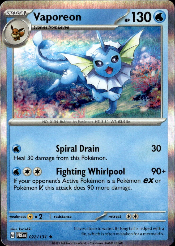 Vaporeon graded slab