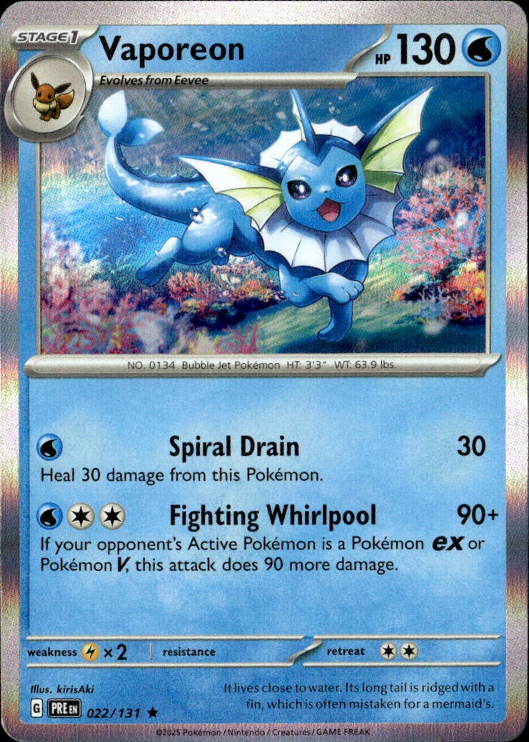 Vaporeon graded slab