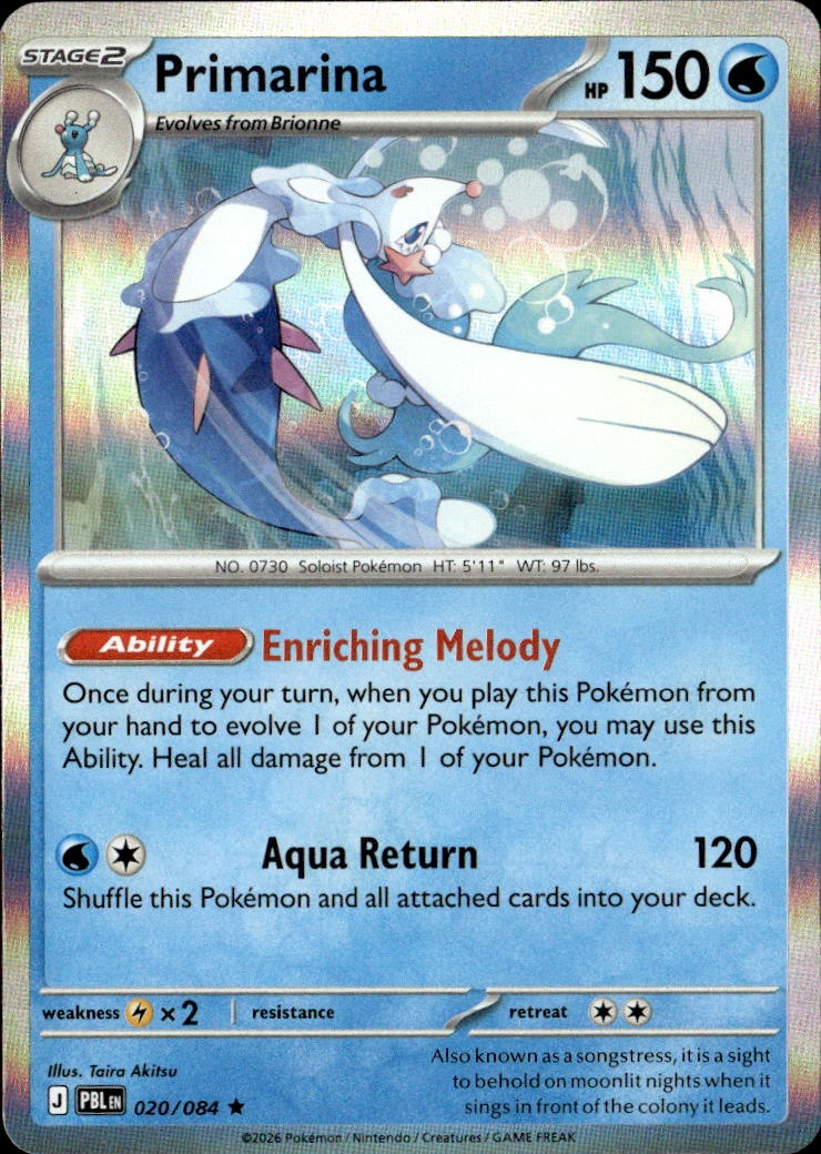 Primarina graded slab