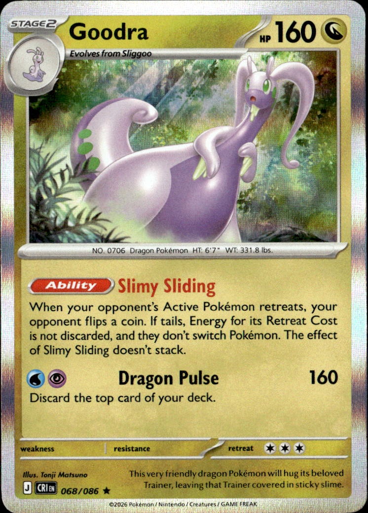 2026 Pokemon Cri En Goodra graded slab