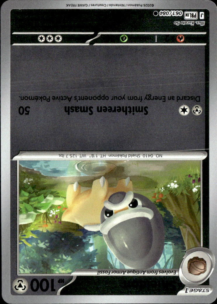 2026 Pokemon Pbl En Shieldon graded slab