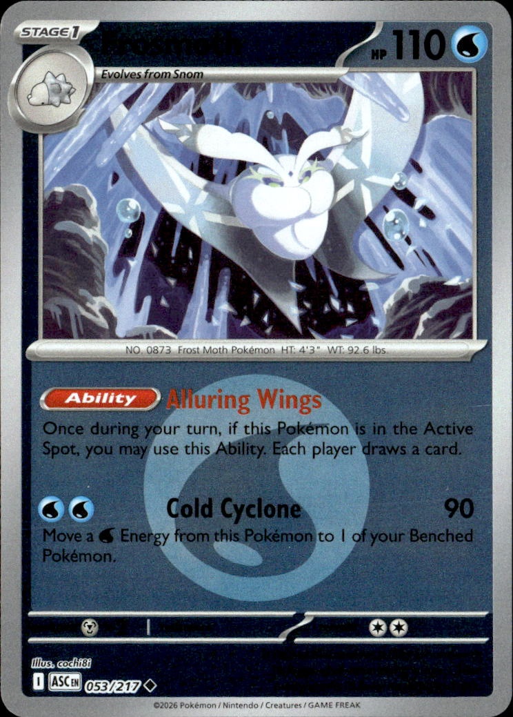 2026 Pokemon Asc En Frosmoth graded slab