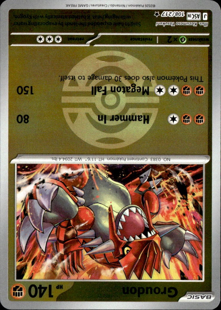 Groudon graded slab