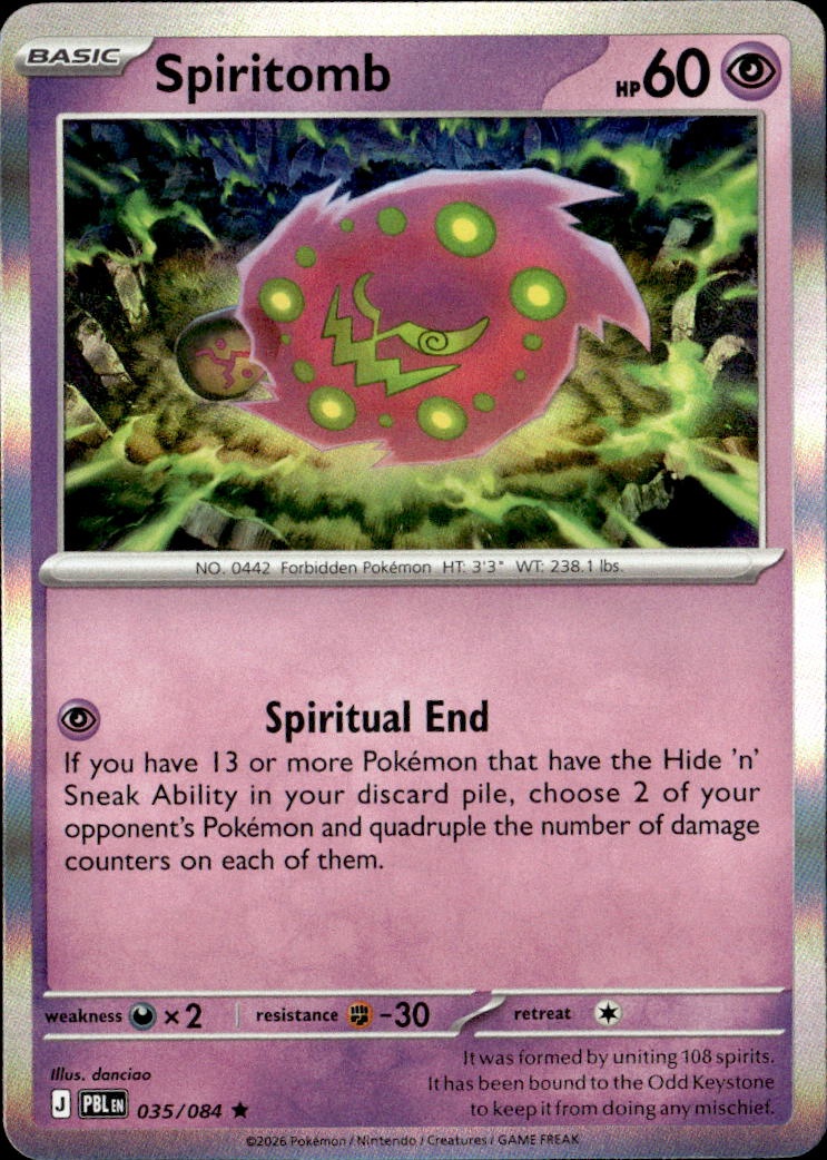 Spiritomb graded slab