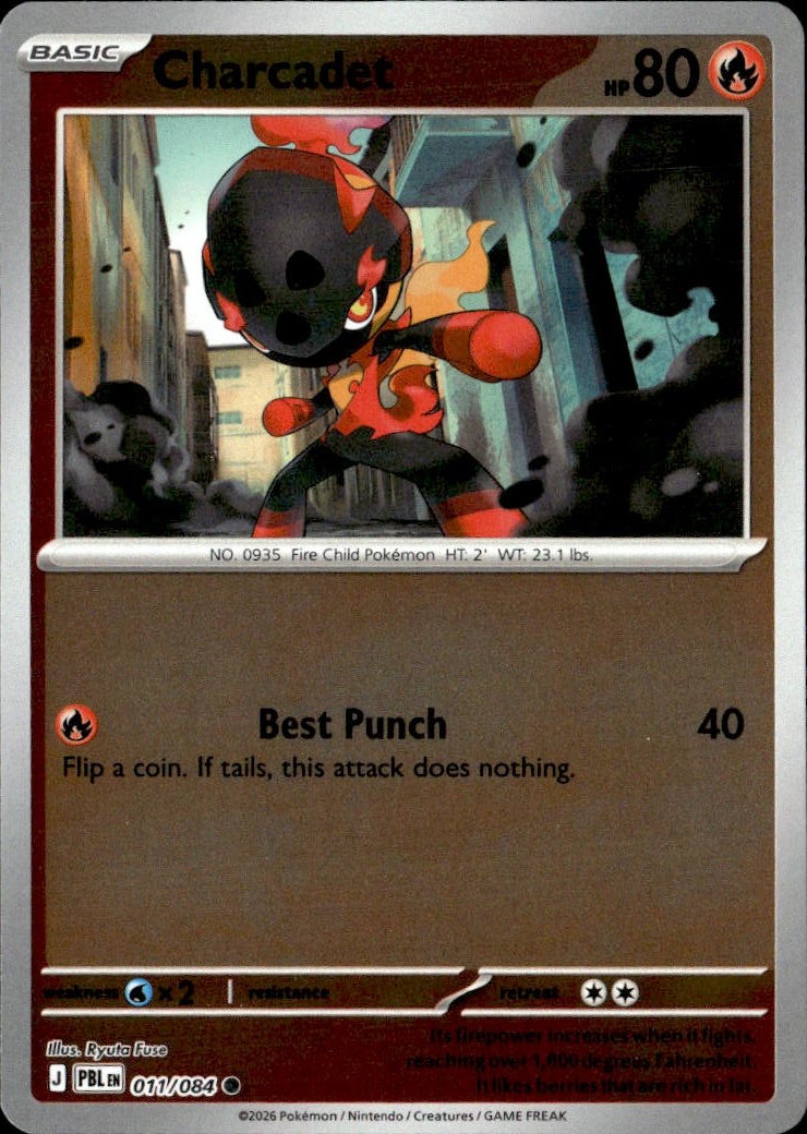 2026 Pokemon Pbl En Charcadet graded slab