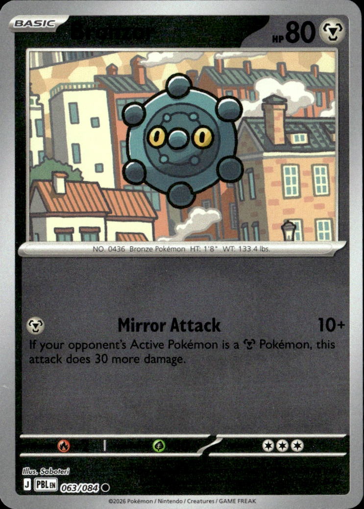 2026 Pokemon Pbl En Bronzor graded slab
