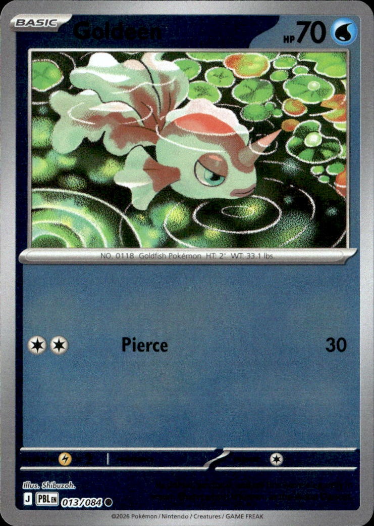 2026 Pokemon Pbl En Goldeen graded slab