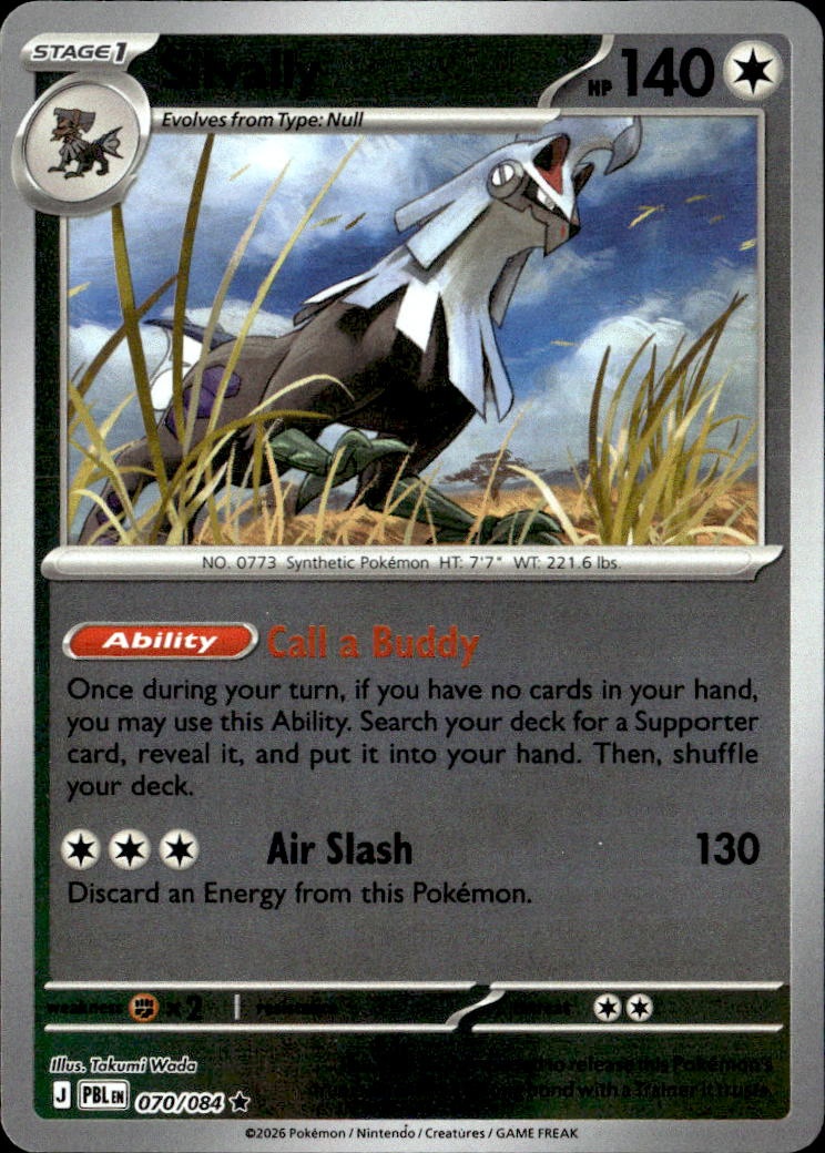 2026 Pokemon Pbl En Silvally graded slab