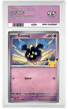 2026 POKEMON 30C EN 30TH CELEBRATION-HOLO #078 COSMOG MPE 9.5 MINT+ — graded card up for auction