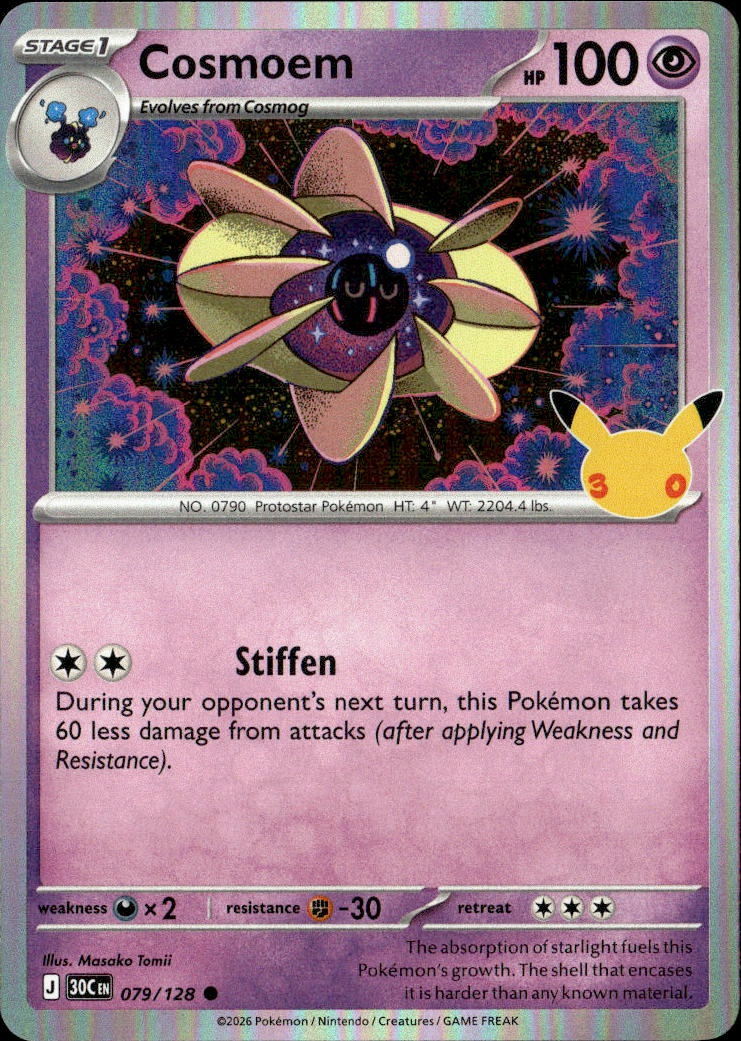 2026 Pokemon 30C En Cosmoem graded slab