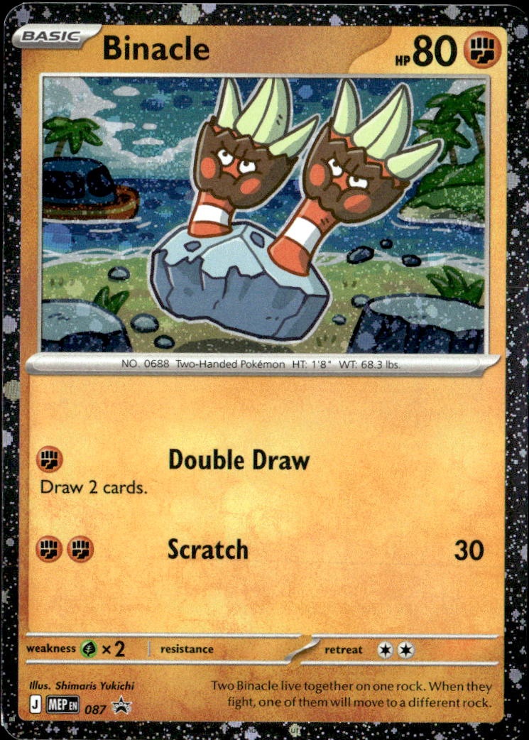 2025 Pokemon Mep En Binacle graded slab