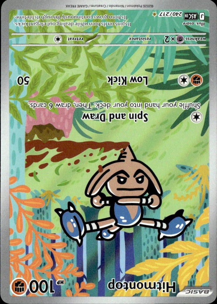 2026 Pokemon Asc En Hitmontop graded slab