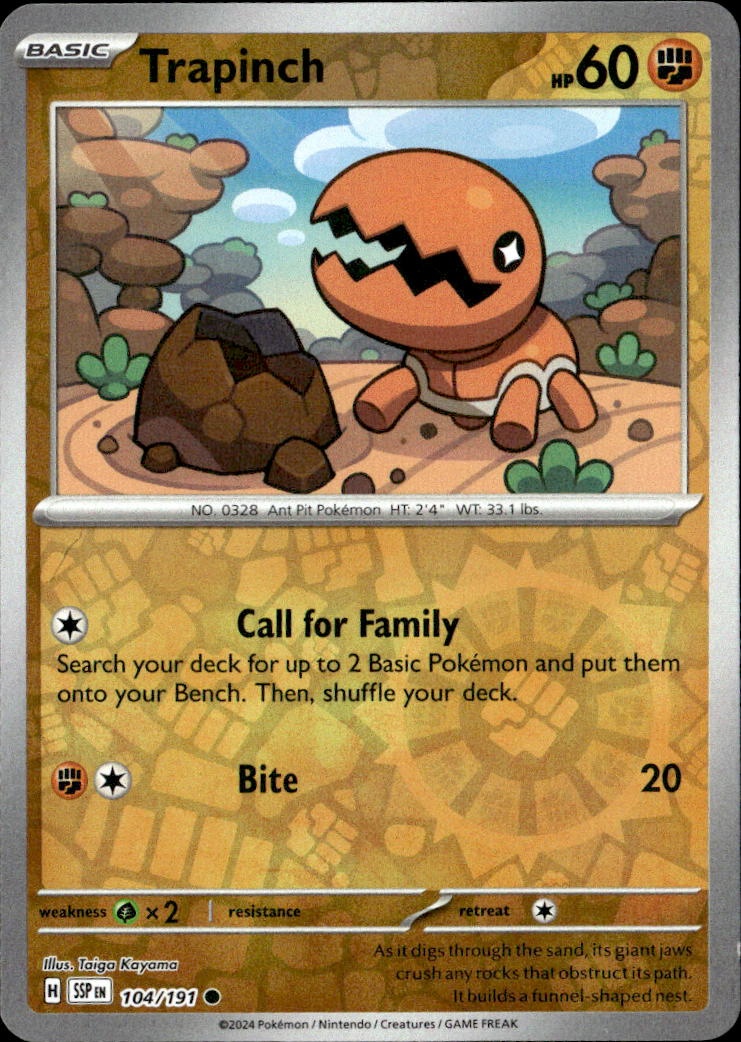 Trapinch graded slab