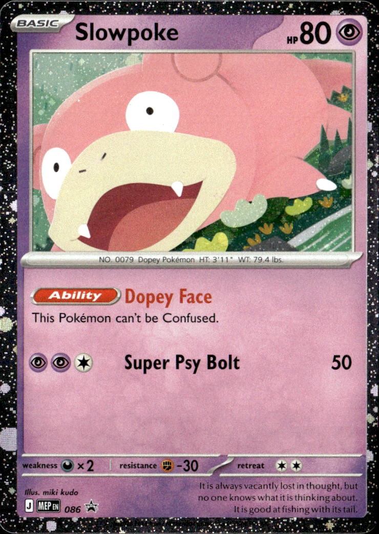 2026 Pokemon Mep En Slowpoke graded slab