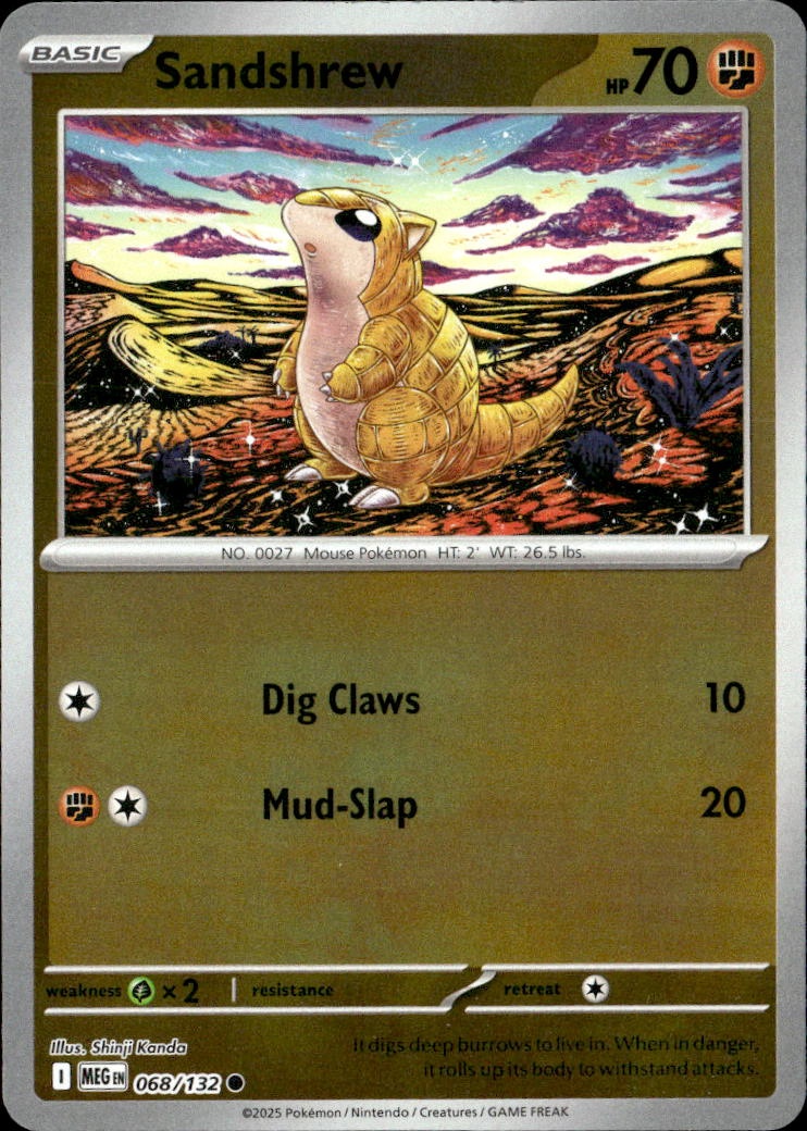 2025 Pokemon Meg En Sandshrew graded slab