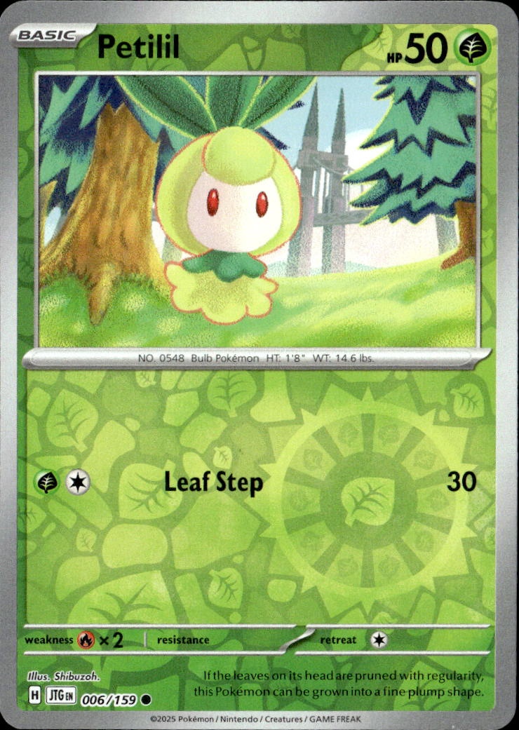 2025 Pokemon Jtg En Petilil graded slab