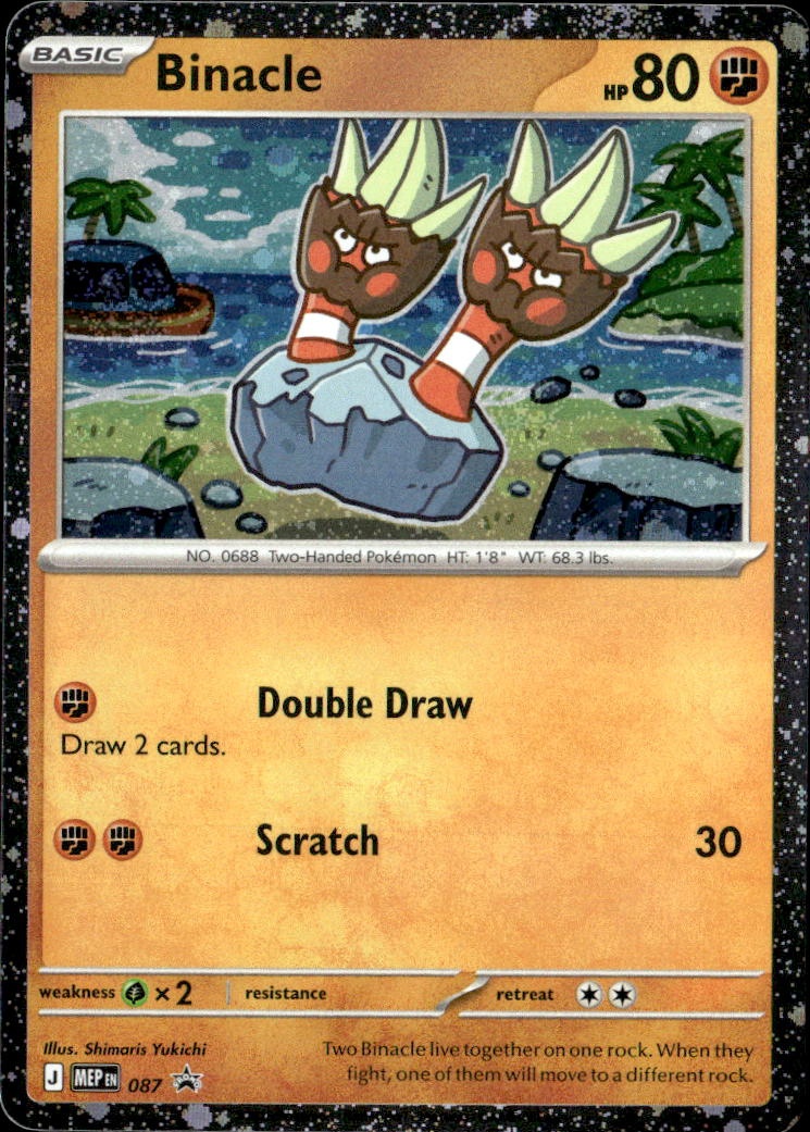 2026 Pokemon Mep En Binacle graded slab