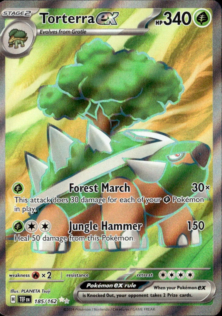 2024 Pokemon Tef En Torterra Ex graded slab