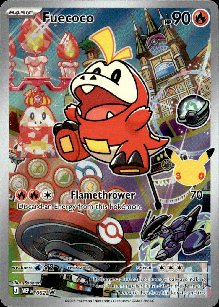 2026 Pokemon Mep En Fuecoco graded slab