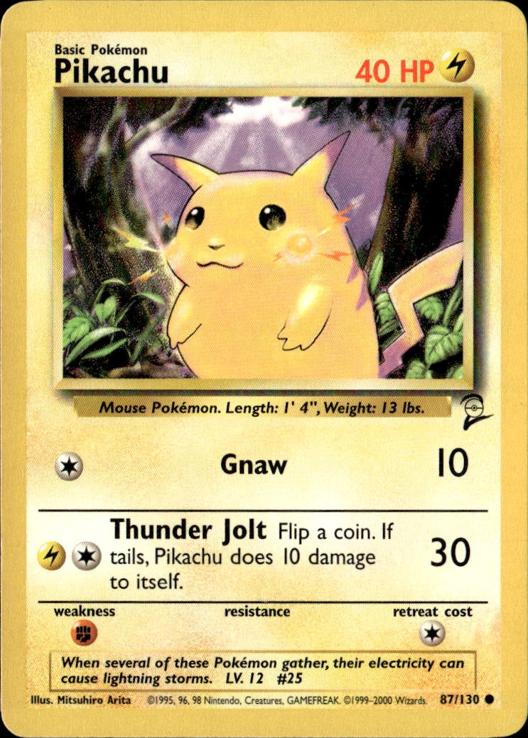 2000 Pokemon Base Set 2 En Pikachu graded slab