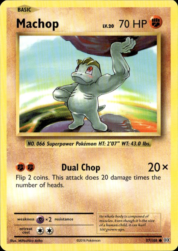 2016 Pokemon Evo En Machop graded slab