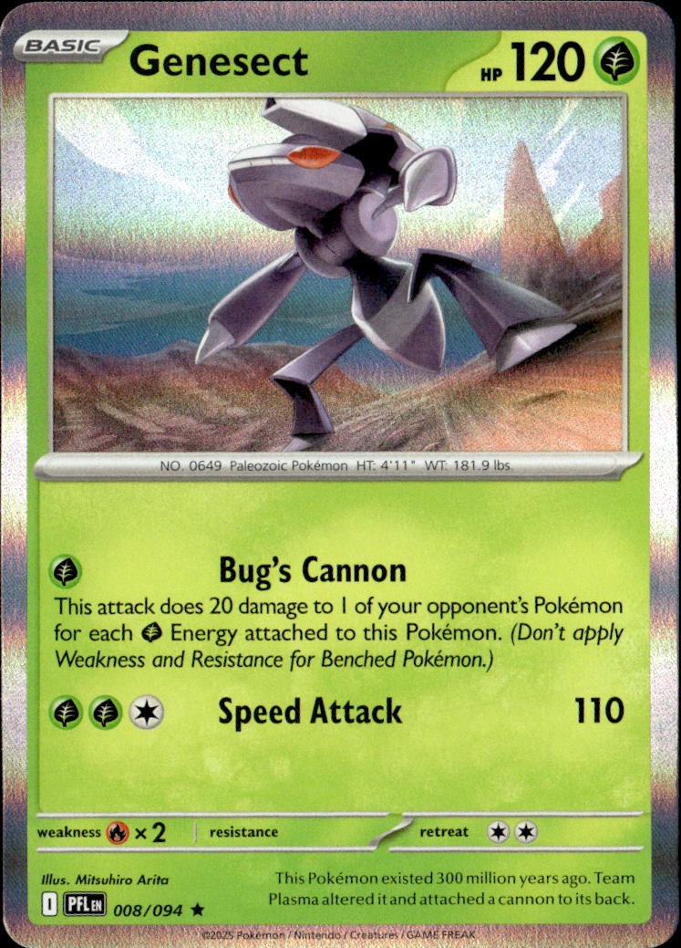 Genesect graded slab
