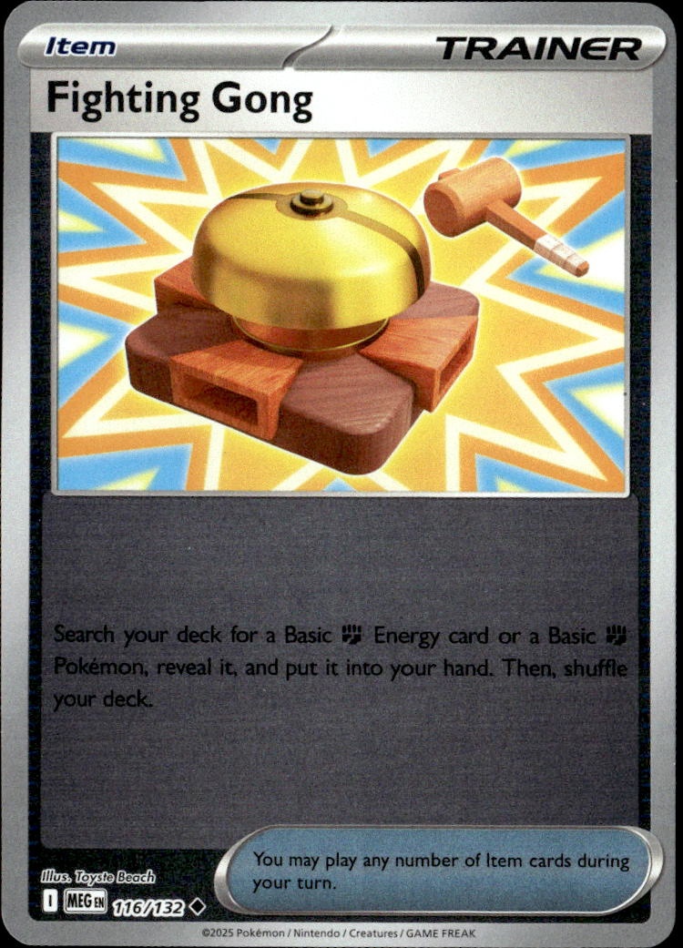 2025 Pokemon Meg En Fighting Gong graded slab