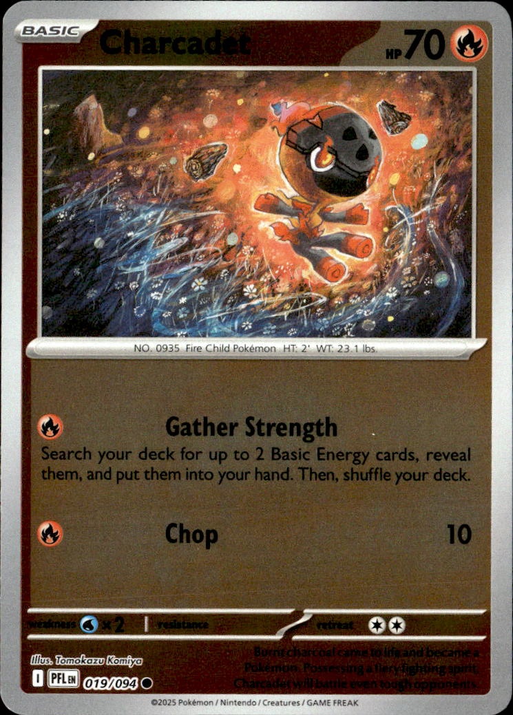 2025 Pokemon Pfl En Charcadet graded slab