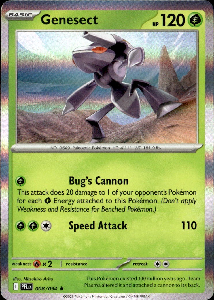 Genesect graded slab