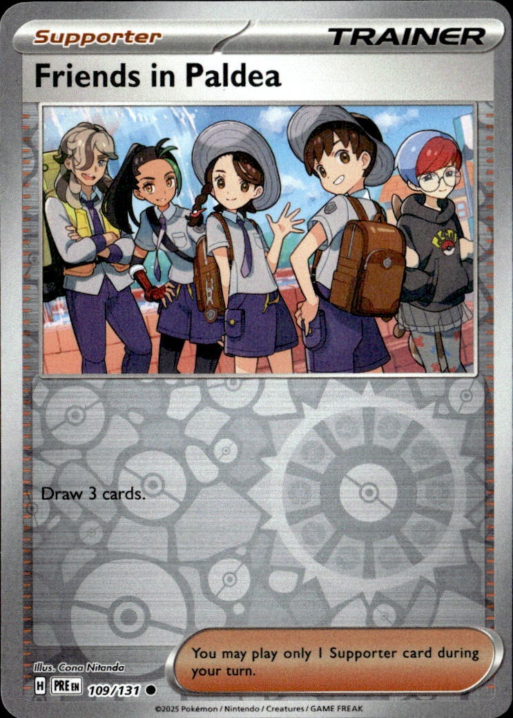 2025 Pokemon Pre En Friends In Paldea graded slab