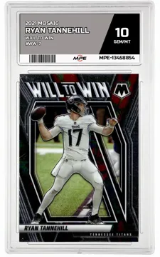 2021 MOSAIC WILL TO WIN #WW-7 RYAN TANNEHILL MPE 10 GEM/MT — graded card up for auction